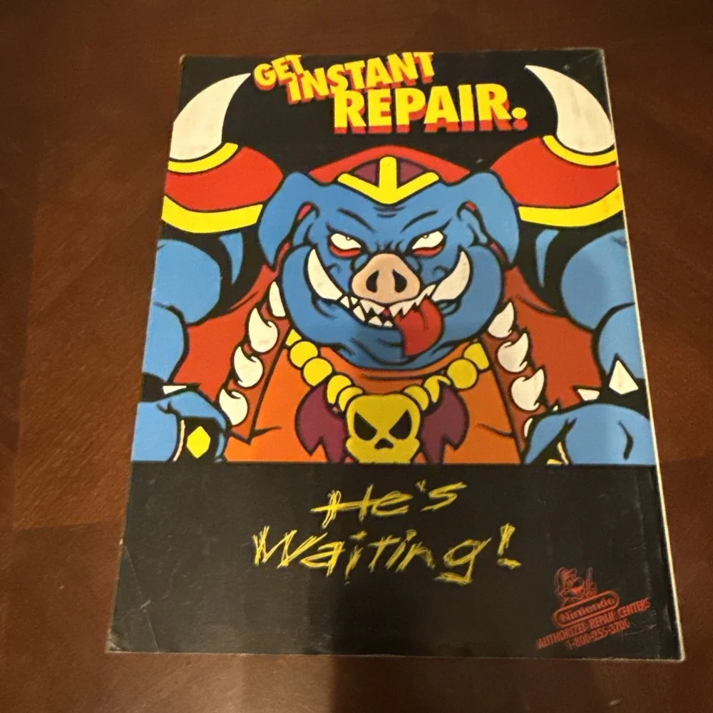 Nintendo Power #58 Wario Land Magazine‎ w/ Poster & Trading Cards